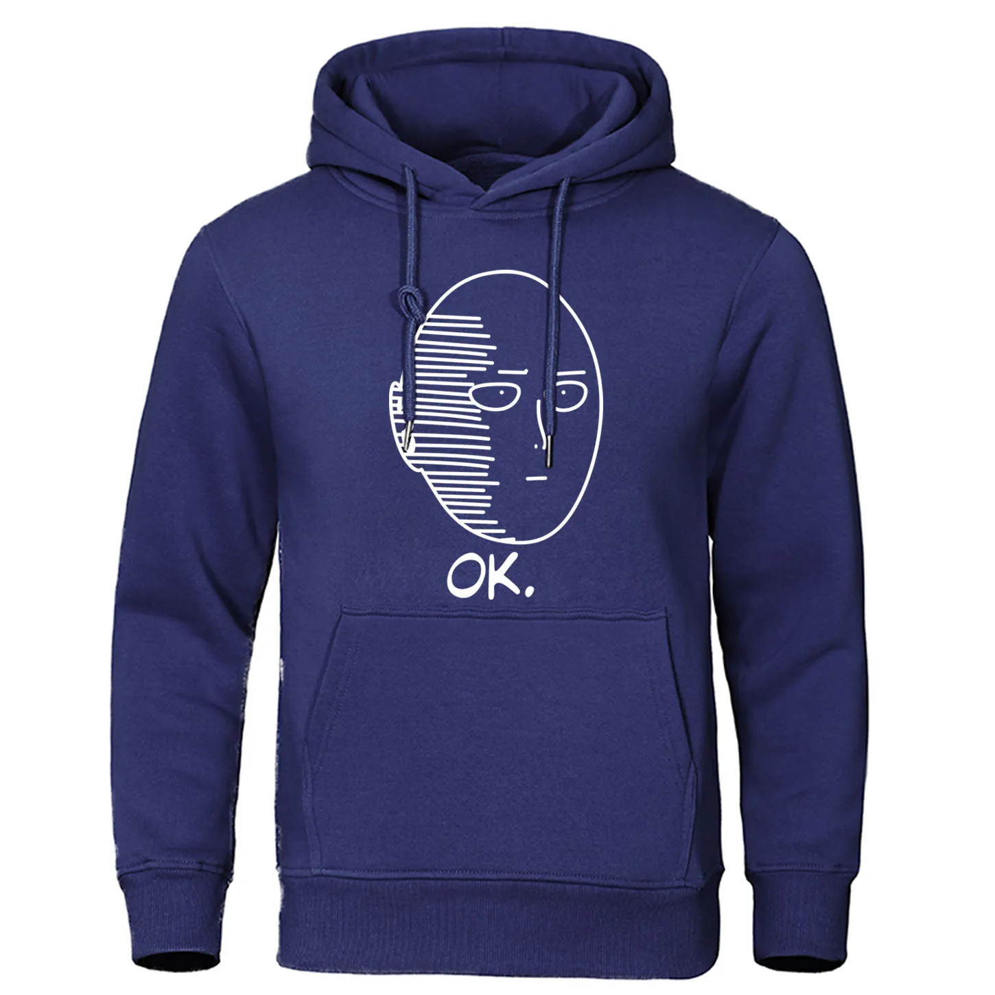 Толстовка с капюшоном One Punch Man осенняя модная повседневная толстовка японский