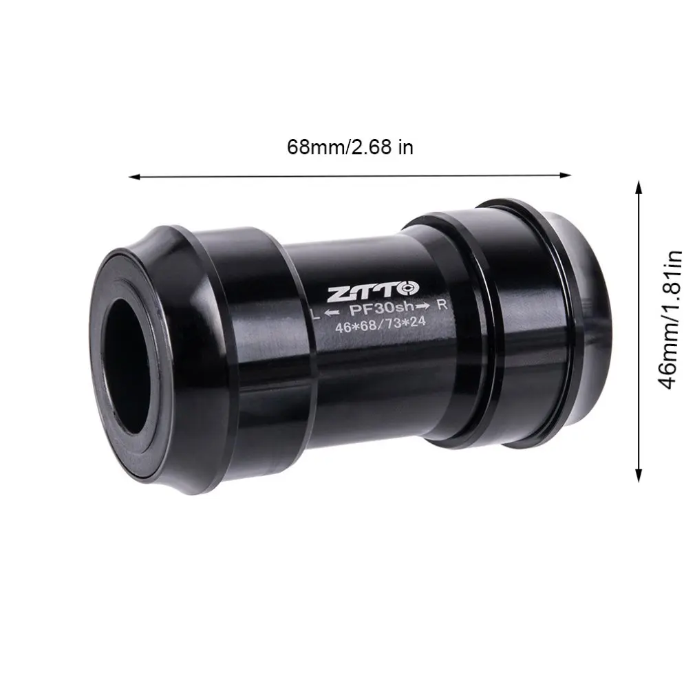 ZTTO PF30sh PF30 24 Adapter bicycle Press Fit Bottom Brackets Axle for MTB Road bike Parts Prowheel 24mm Crankset chainset