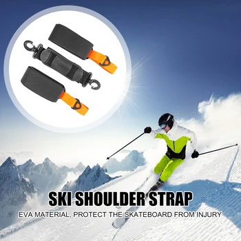 

Handle Carrier Fixed Strap Nylon Adjustable Skiing Shoulder Outdoor Exercise Sport Ornaments for Ski Snowboard