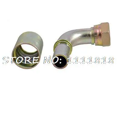 

3/4" PT Thread Hydraulic Cone Tube End Right Angle Oil Piping Connector