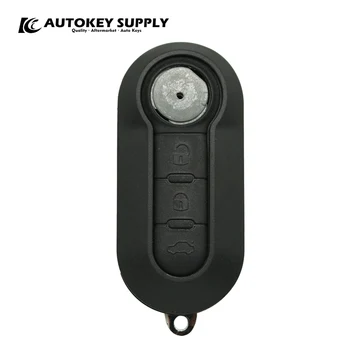 ForFiat 500 bravo Punto Panda 3 pulsanti shell chiave remota (nero) AKFTF106