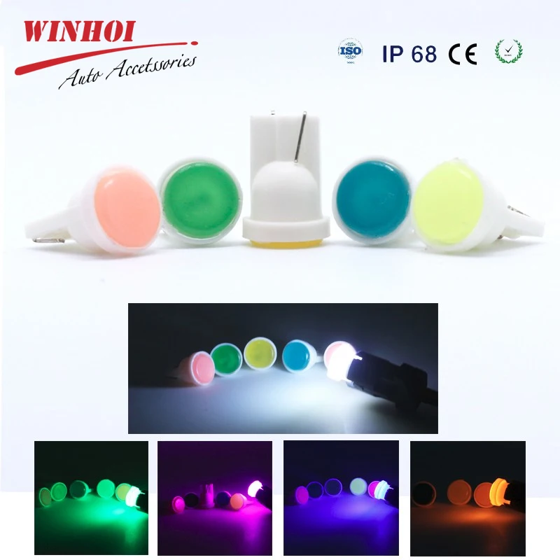 

1000pcs T10 Led W5W Canbus 194 168 175 2825 COB Error Free Ultra Thin Car Clearance Light Bulbs License Plate Dome Reading Light