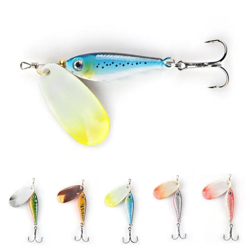 

Fishing Lead Hook Baits Composite Rotating Sequin VIB Iron Plate Full Swimming Layer Fly Beak Bass Black Fish Mandarin Fish