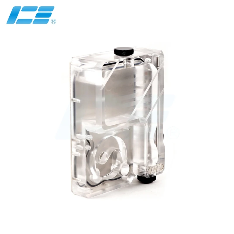 ^Cheap IceMan Cooler Water Tank for Ncase M1 V4 V5 V6 Support Install DDC pump ARGB +5V 3PIN Transparent Reservoir