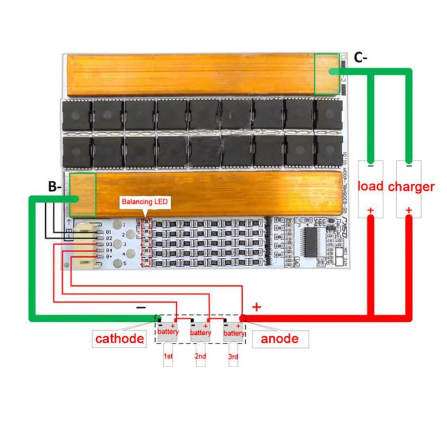 3S 4S 5s 130A 200A 300A 3,2 V литий-ионная Lipo LifePo4 литиевая Защитная плата высокотоковый инвертор BMS мотоцикл Автозапуск