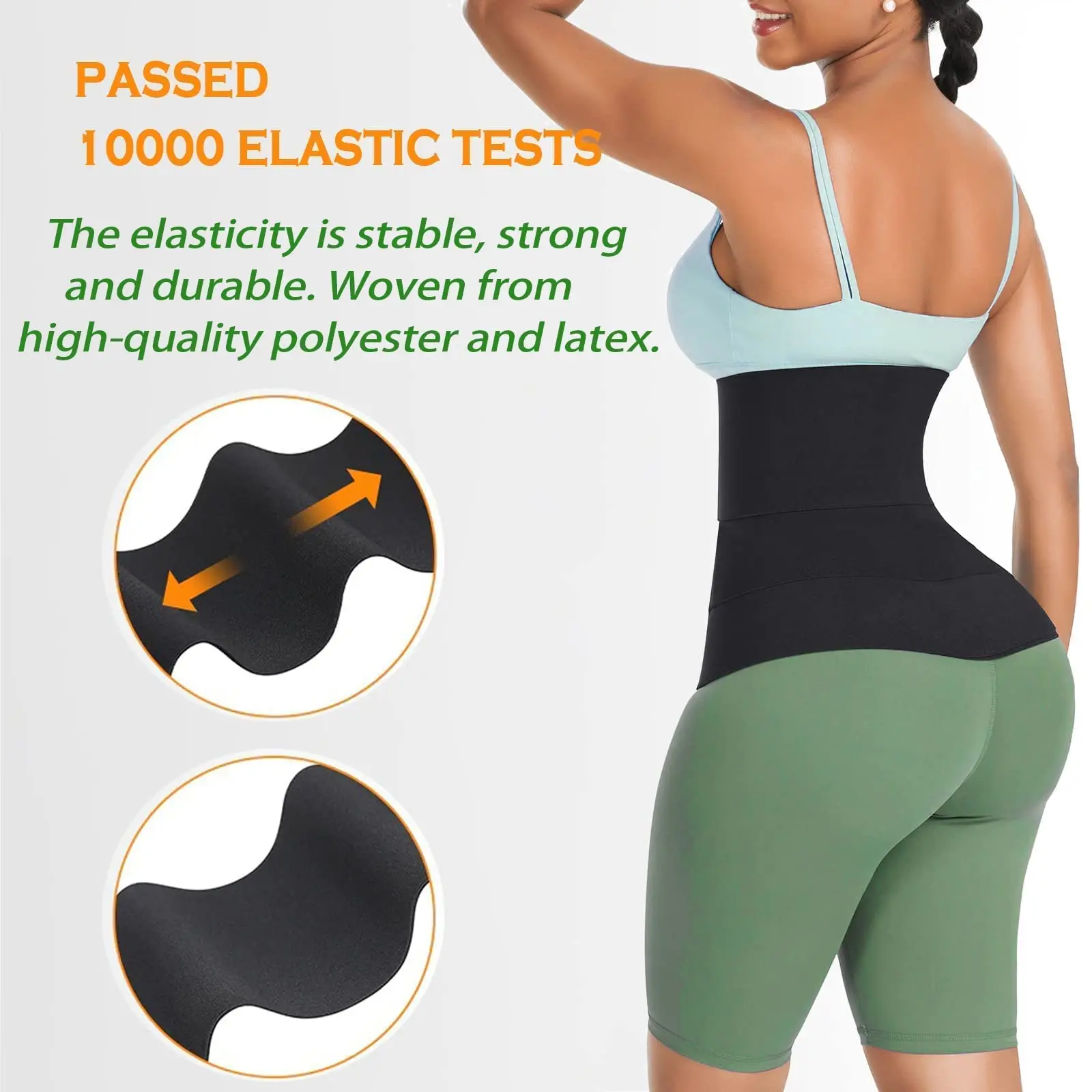 Snatch Me Up Bandage Wrap Waist Trainer For Women Lower Belly Fat Waist Wraps For Stomach Wraps Post Partum Sauna Belt Plus Size shapewear bodysuit