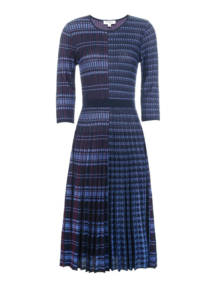 Vero Moda женское плиссированное платье в клетку | 319146523