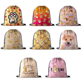 

Unisex Drawstring Bag Sports Gym Daypack Swimming School Backpack Shopping Pack