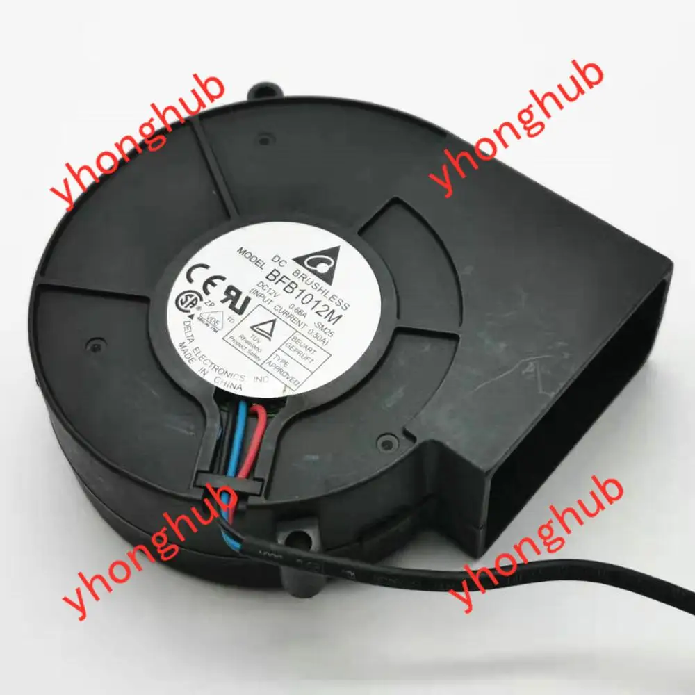 Detla электроники BFB1012M SM25 DC 12V 0.66A 97x95x33 мм 3 Провода Сервер вентилятор охлаждения|blower