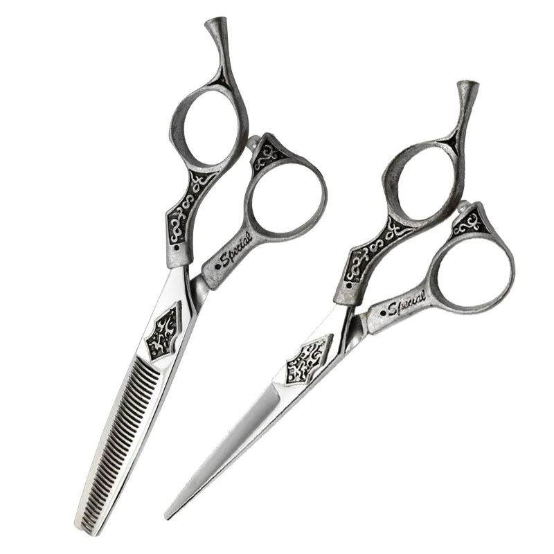Tooth shear Профессиональный 6 дюймов Парикмахерские ножницы для стрижки волос Парикмахерская Ножницы для волос инструмент для укладки волос ножницы парикмахерские ножницы - Цвет: Tooth shear