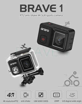 

Ordro Action Camera Ultra HD 4K 30fps WiFi 2.0-inch 120D Underwater Waterproof Helmet Video Recording Cameras Sport Camera