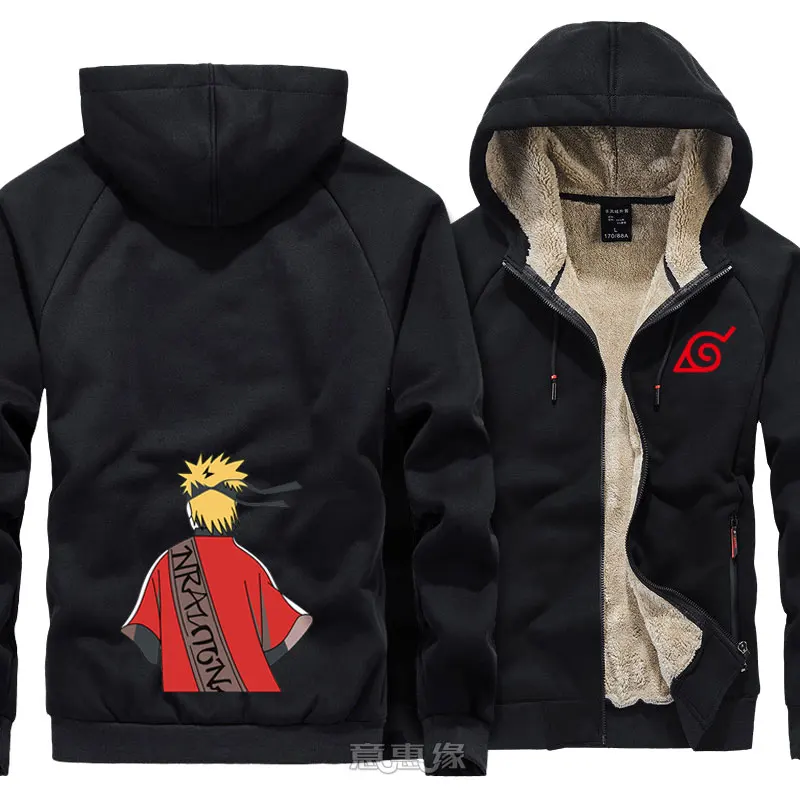 Uzumaki Наруто Толстовка Косплей Ootutuki Hagoromo Sasuke Uchiha мужское теплое пальто зимняя куртка на молнии с капюшоном Толстая Толстовка