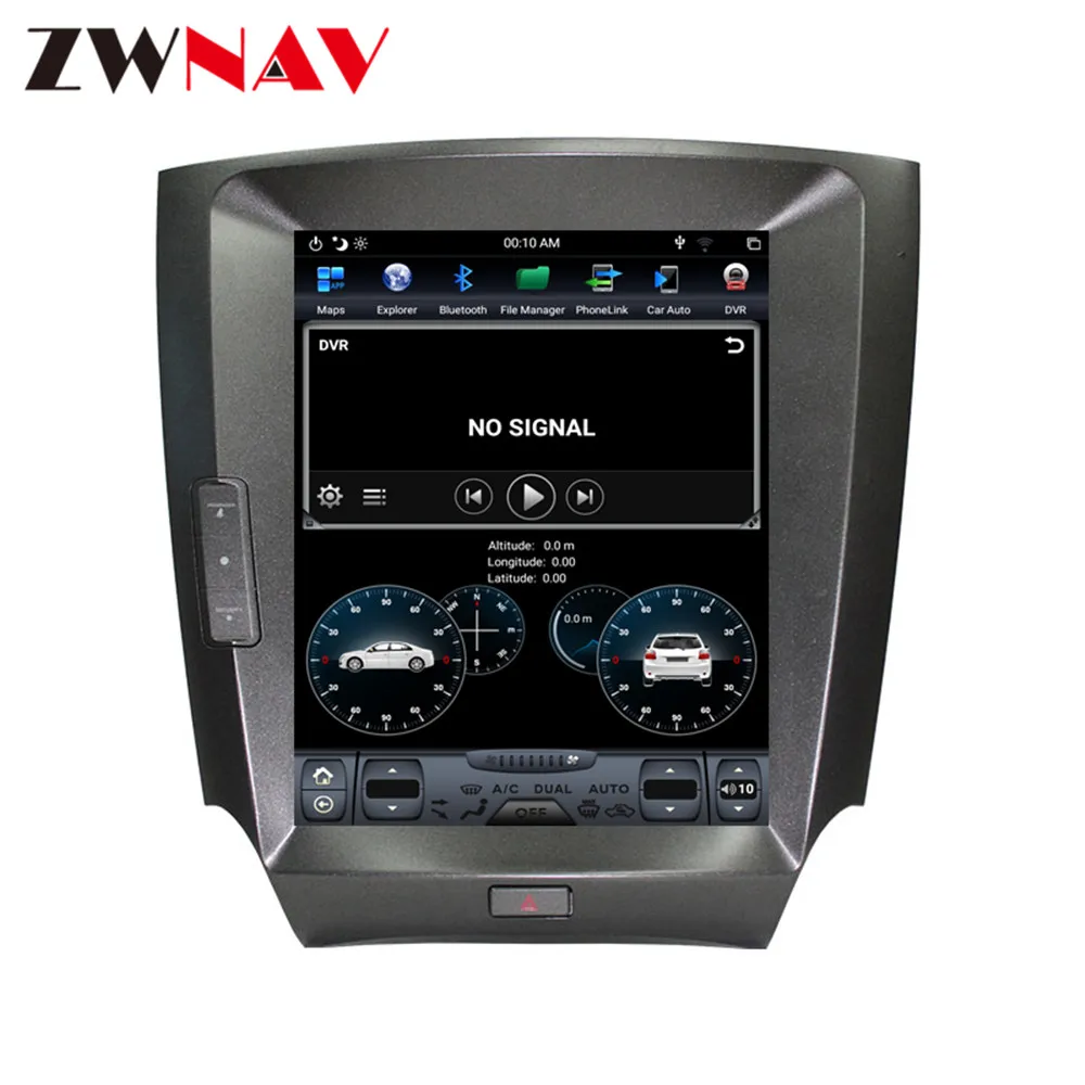 Clearance Vertical Screen Tesla Style Android Car GPS navigation For LEXUS IS200 IS250 IS300 IS350 radio tape recorder Multimedia headunit 4