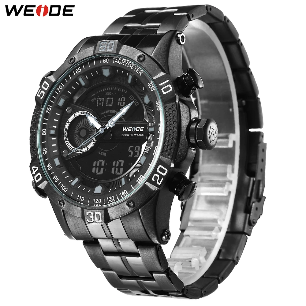 

Relogio Wristwatches WEIDE Fashion Outdoor Sport Watch Men Multifunction Digital Watches Chronograph Alarm Automatic Date Clock