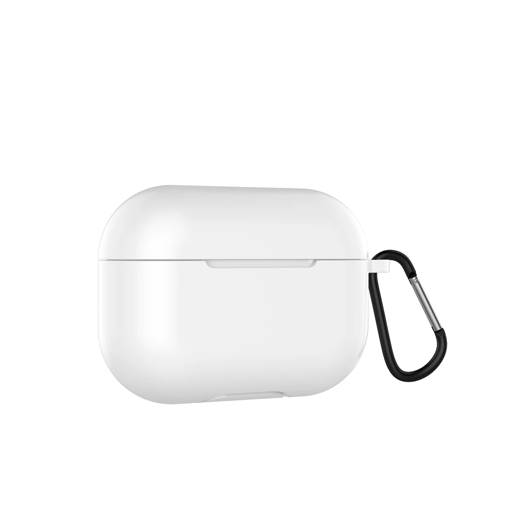 Силиконовый чехол для Airpods Pro, наушники для AirPods 3, чехол, беспроводная Bluetooth гарнитура, чехол, Противоударная сумка для i100000 tws 1: 1 - Цвет: White