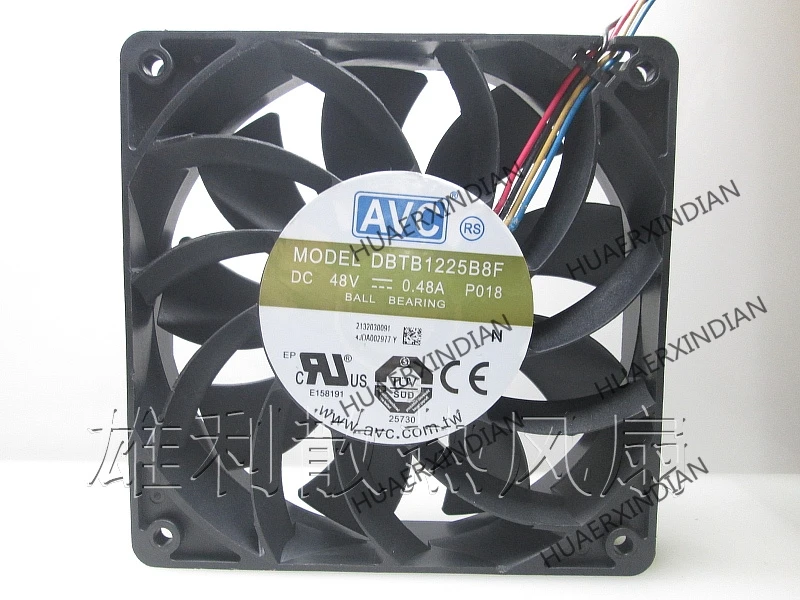 

Original NEW DBTB1225B8F 48V 0.48A 12CM 12025 4wire Motor protection cooling Fan high quality