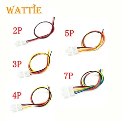 Xh2.54mm 2p 3p 4p 5p 7p fio com fio cabeça única cabeça com soquete alfinete 20cm de comprimento 26 # fio 10 pçs/lote