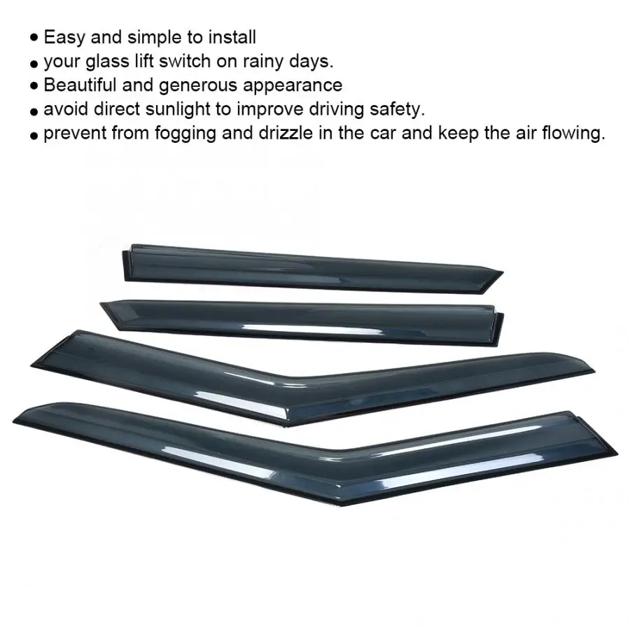 4 шт. козырек на ветровом стекле Защита от солнца Vent Shade подходит для Land Rover- автомобильные чехлы навесы