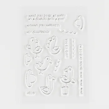 

Cute Seagull Stamps For Scrapbooking Decoration DIY Silicone Rubber Stmaps