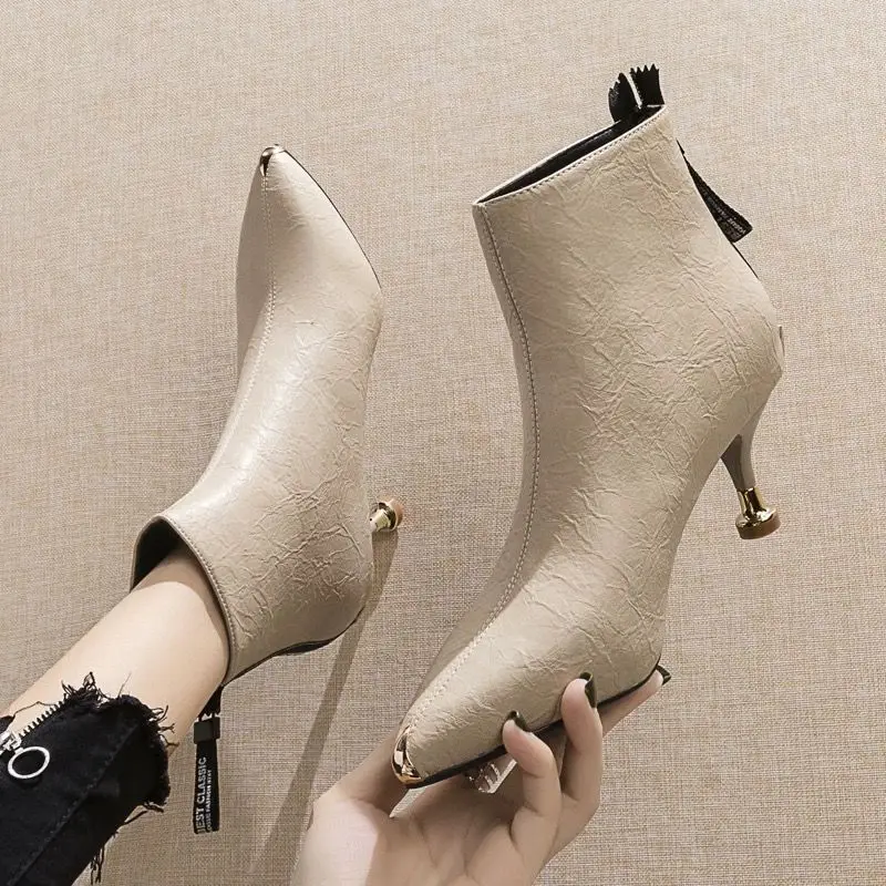 Lo mejor botines tacon ancho - Botas 2022 - Aliexpress