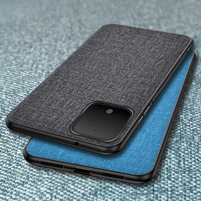 Для Google Pixel 4 XL 3A 4A 5 тканевый чехол мягкий силиконовый s|Бамперы| |