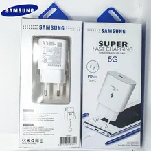 Hàng chính hãng Samsung Note 10 Plus Mobilephone sạc siêu nhanh 25 W Du Lịch USB PD PSS Nhanh Sạc Adapter Cho Galaxy lưu ý 10 + S8 9