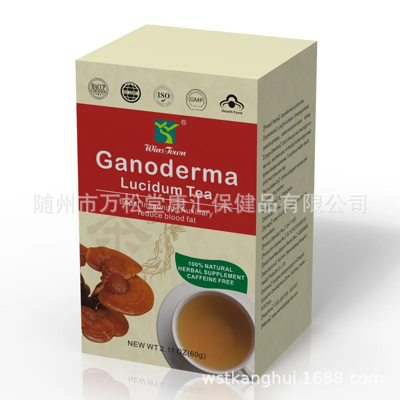 Экспорт чая Lingzhi упаковка для Ganoderma Lucidum 3G * 20 пак./кор. Wan Song Tang отдельный пакет