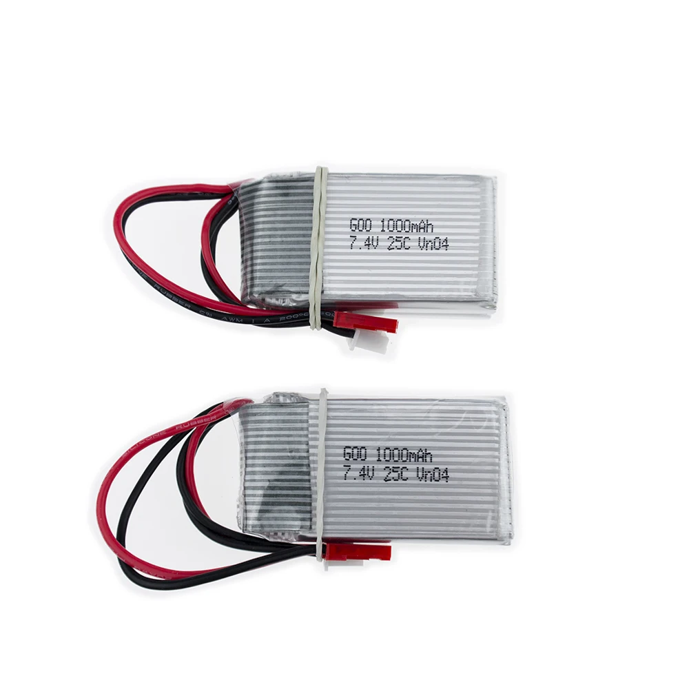 

2 pcs 7.4V 1000mAh 25C WLtoys V912 V915 Upgraded Battery For RC Multicopter Wholesale