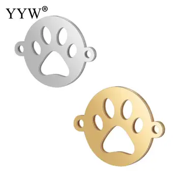 

Cat Dog Paw Print Connectors Cute Connector Jewelry Findings For Diy Jewelty Making Diy Hand Make Bracelets Necklaces Wholesale
