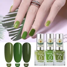 24 цвета зеленый авокадо Гель-лак для ногтей Полупостоянный лак для ногтей УФ-гель маникюр с использованием водяных знаков