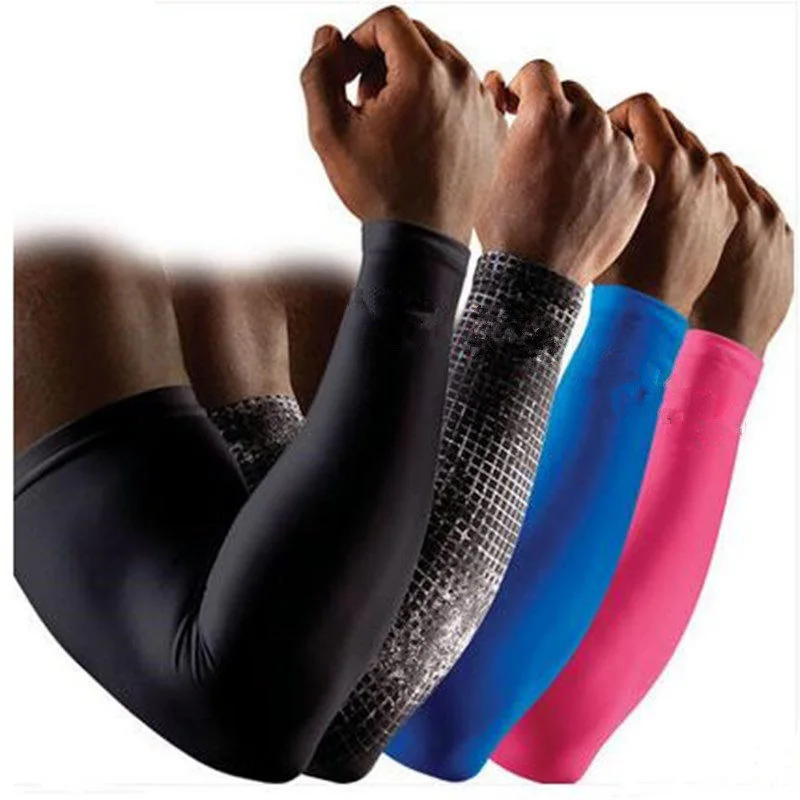 Compression Arm Sleeve Gym Arm Warmers Running Cover Arm guards Basketball Elbow Pads Support Fitness Cycling Sun UV Protection Compression Arm Sleeve Gym Arm Warmers Running Cover Arm guards Basketball Elbow Pads Support Fitness Cycling Sun UV Protection