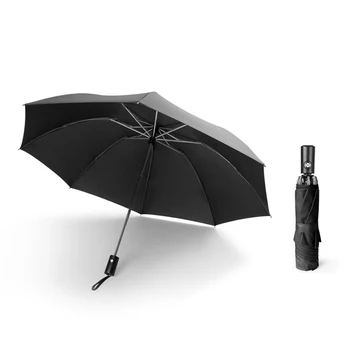 

Men Folding Reverse Umbrella Parasol Women Travel Sun Umbrellas Windproof Automatic Business 8K