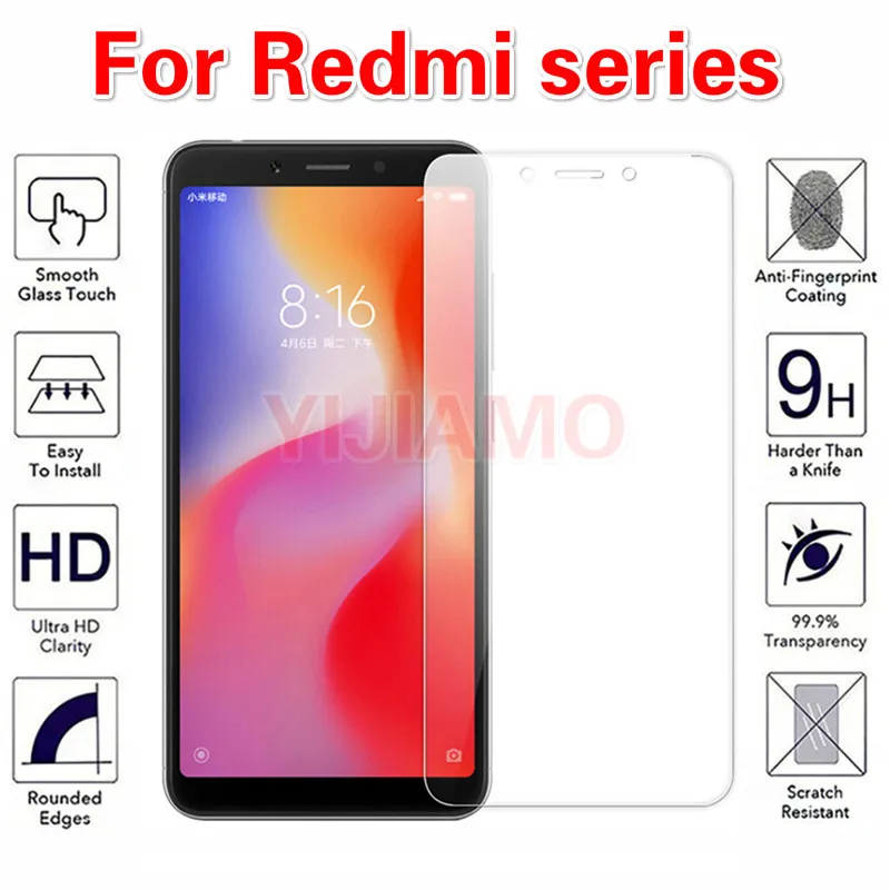 Стекло на xiaomi redmi 6a ksiomi 6 защитное стекло redmy siaomi 5 7 8 a xaomi xiami a6 xiaomei 4a 4x|Защитные