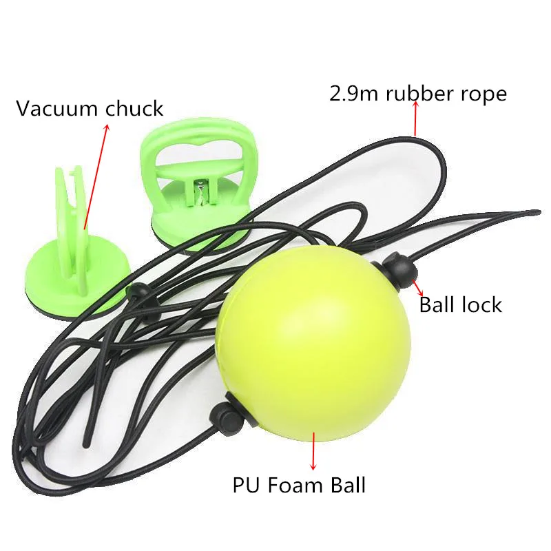 Boxing Reflex Ball Adjustable Height Vocuum Chuck Double End Boxing Speed Ball Hand Eye Reaction MMA Sanda Boxer Training