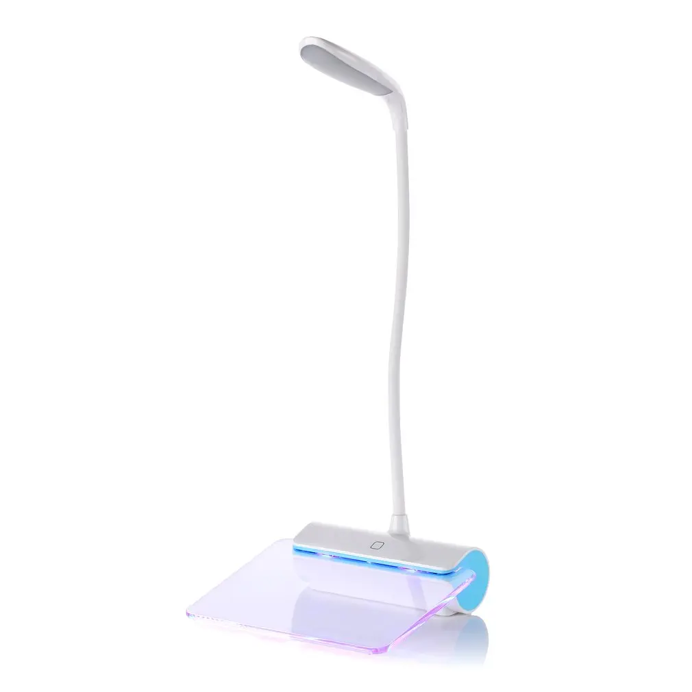 

LED Table Lamp With Message Board Portable USB Reading Lamp Universal Eye Protecting Desk Light For Studying Working