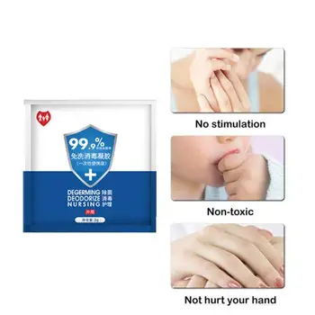 

3G * 50 Pack Instant Hand Sanitizer And The Famous Antibacterial Hand Sanitizer 75% Disposable Alcohol Disinfectant GEL