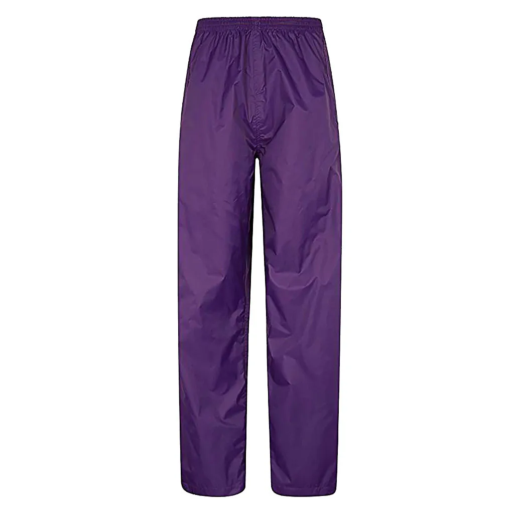 Женские брюки размера плюс, водонепроницаемые, дышащие, непромокаемые штаны, чистый цвет, ветрозащитные брюки, средняя талия, Pantalon femme grande taille# G1