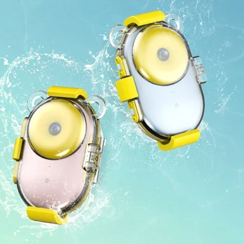 

WiFi Waterproof Kids Camera with 2.4Inch IPS Sn Mini Rechargeable Children Camcorder Toy Gifts for Girls Boys Swimming/Outdo