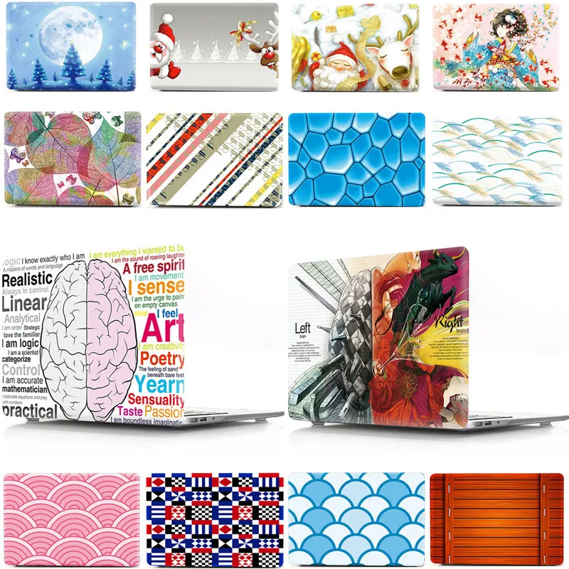 11.11 Hot Sale Unique Prints PVC 11 13 15 12 Laptop Cover For Macbook Pro Air Retina 11 12 13 15 Air 13 2020 A2179 Notebook Case