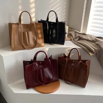 

Kmuysl new women's bag fashion PU leather women's bag solid color messenger bag wallet waterproof shoulder bag