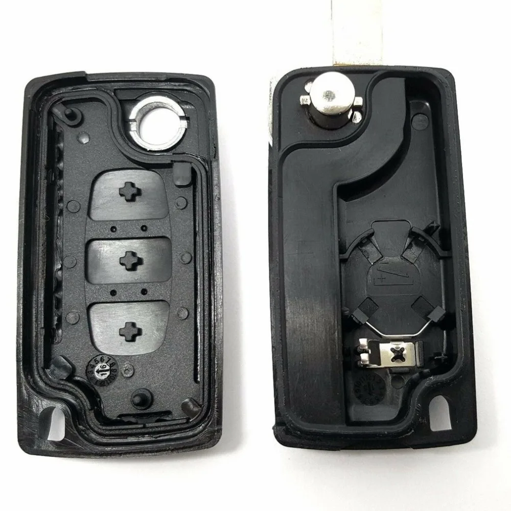 3 кнопки дистанционного флип ключ Корпус для peugeot 207 307 407 308 с 3 кнопки дистанционного ключа автомобиля защитные чехлы автомобильные аксессуары