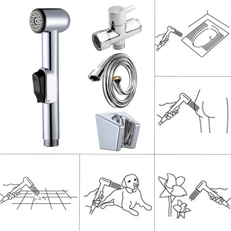 bidet set16 Путешествия биде туалет спрей клизма анальный опрыскиватель приспособление для чистки анального отверстия портативный Douchette WC Chuveiro анальный Dusche Doccetta Anale туалет душ - Цвет: bidet set16