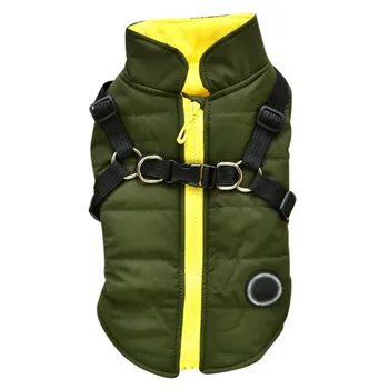 Waterproof Dog Harness Jacket Pet Dog Clothes Puppy Winter Warm Pet Clothing Vest For Small Dogs Shih Tzu Chihuahua Pug Coats 5