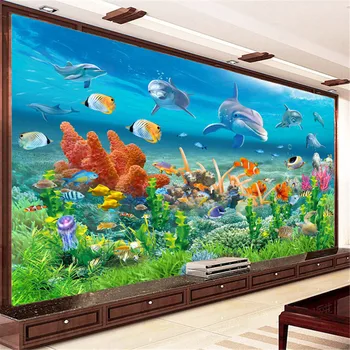 

5D Diy Diamond Painting Cross Stitch Diamond Embroidery Underwater World Dolphin Dinosaur Fish Picture Full Diamond Mosaic