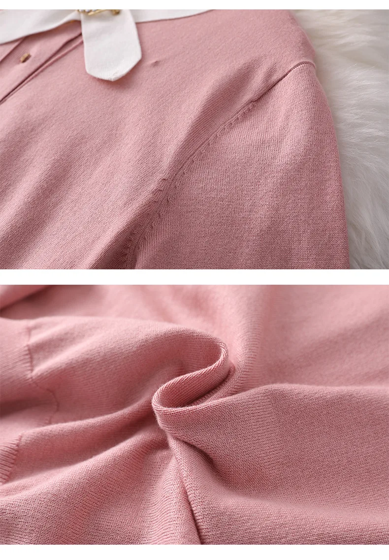 Женские Элегантные Дизайнерские комплекты для фитнеса, свитер, плиссированная юбка трапециевидной формы, тонкие милые розовые комплекты из двух предметов, качественная трикотажная одежда