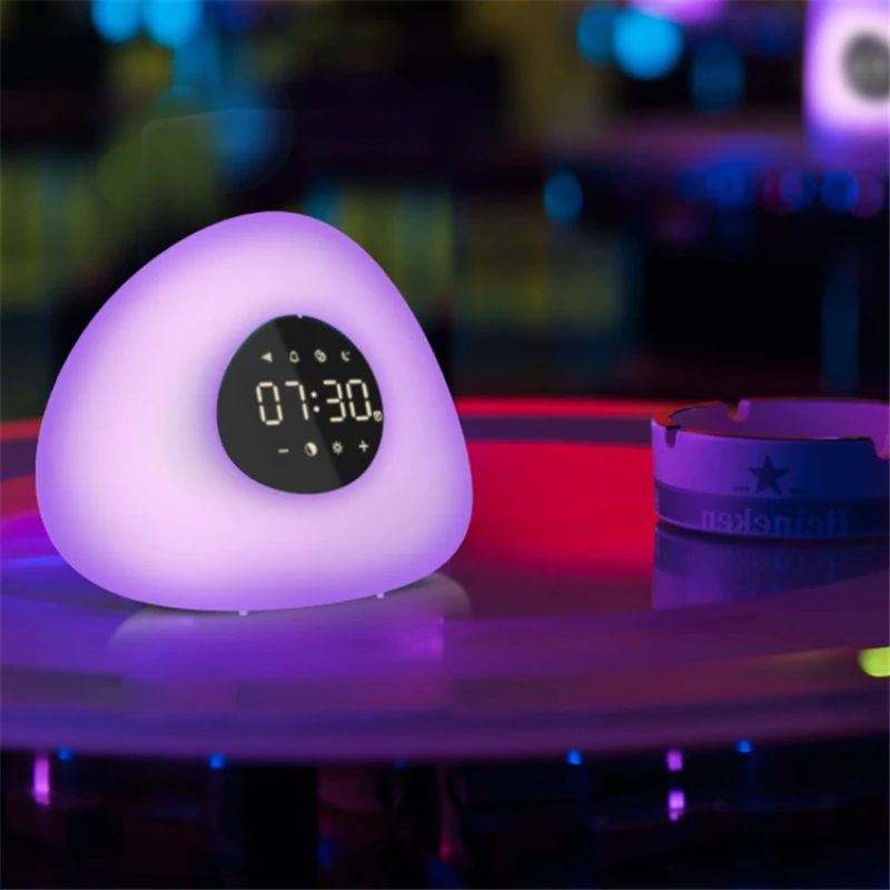 Будильник Sunrise Smart Wake Up будильник сенсорный светильник RGB 7 цветов Прямая поставка