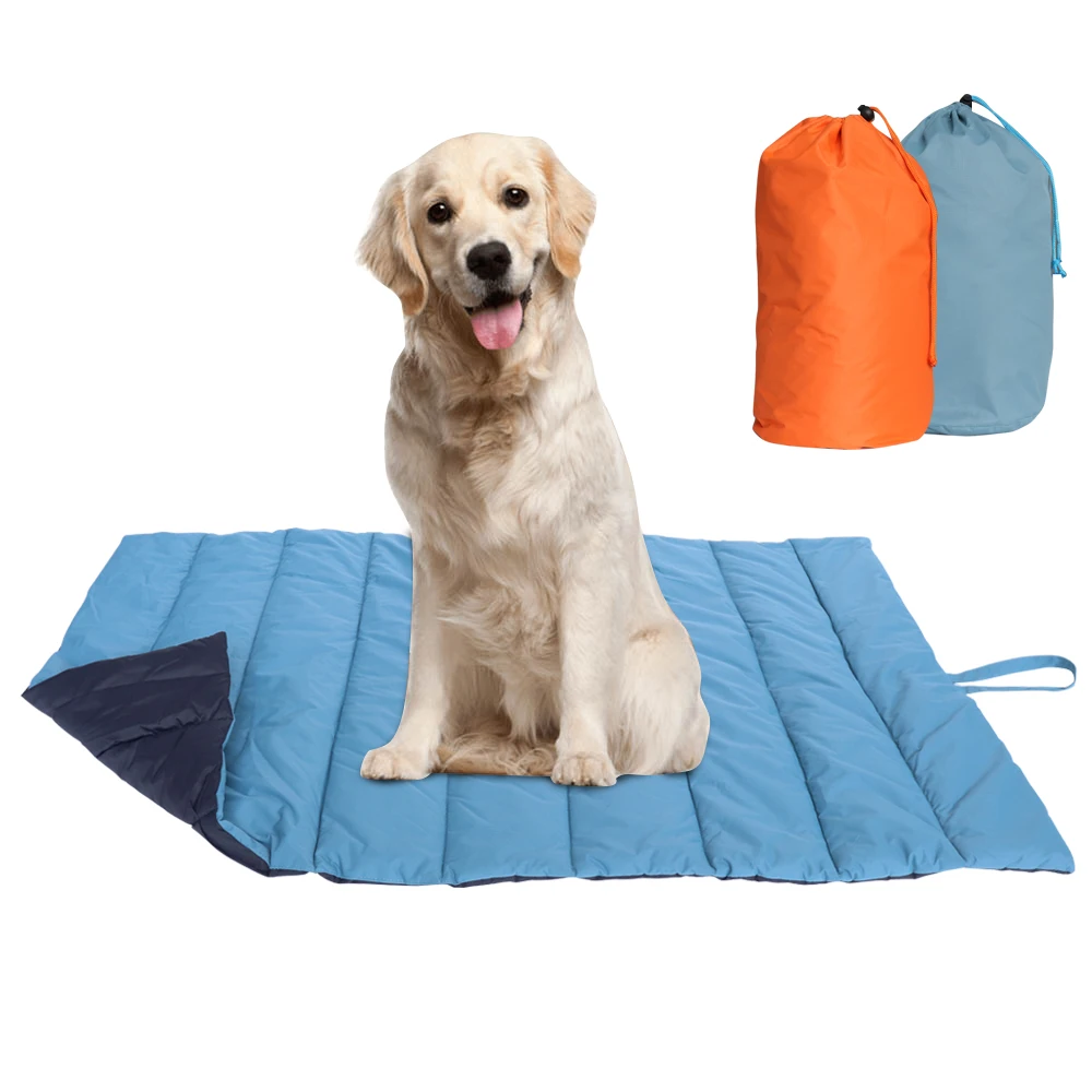 cheap Dog Bed Blanket for Large Dogs Foldable Pet Cushion Blanket Matress Dog Sleeping Bed Mats Sofa House Cover Waterproof