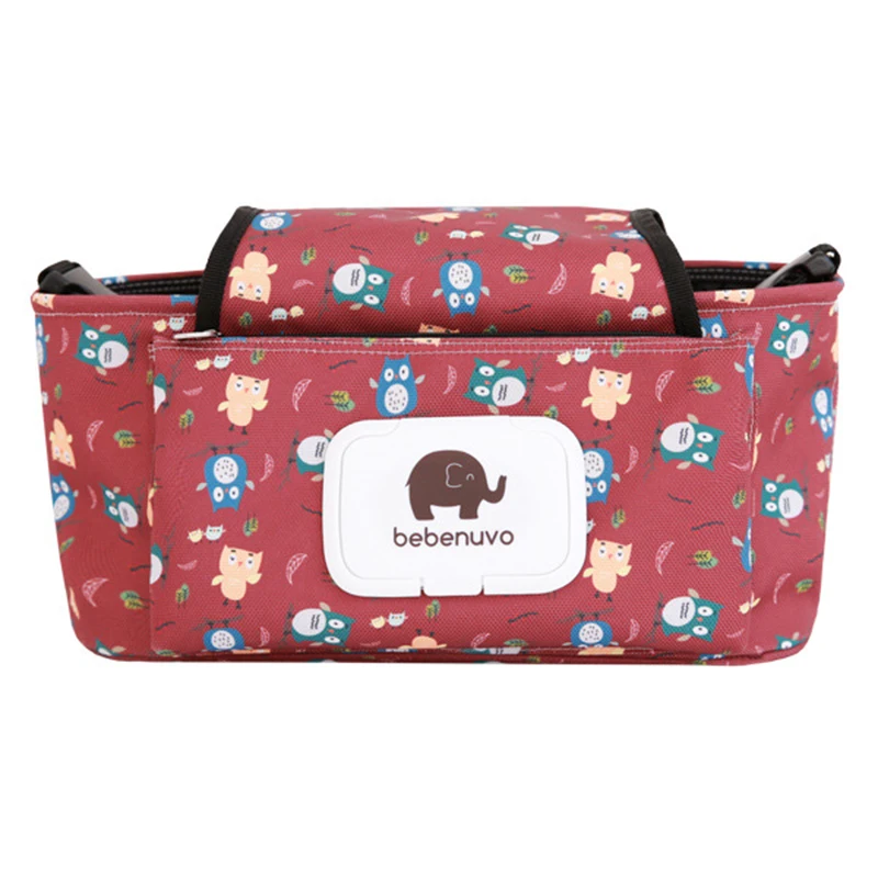 Colorful Baby Mommy Bag Trolley Bag Sundry Storage Bag Multi Function Mother And Baby Mommy Diaper Bags Shoulder Strap