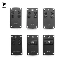 TOtrait Micro Reflex Red Dot Sight Mount Base Adapter Plate for Beretta 92 Colt 1911 Glock17 19 XD HK UPS-1 Smith & Wesson M&P