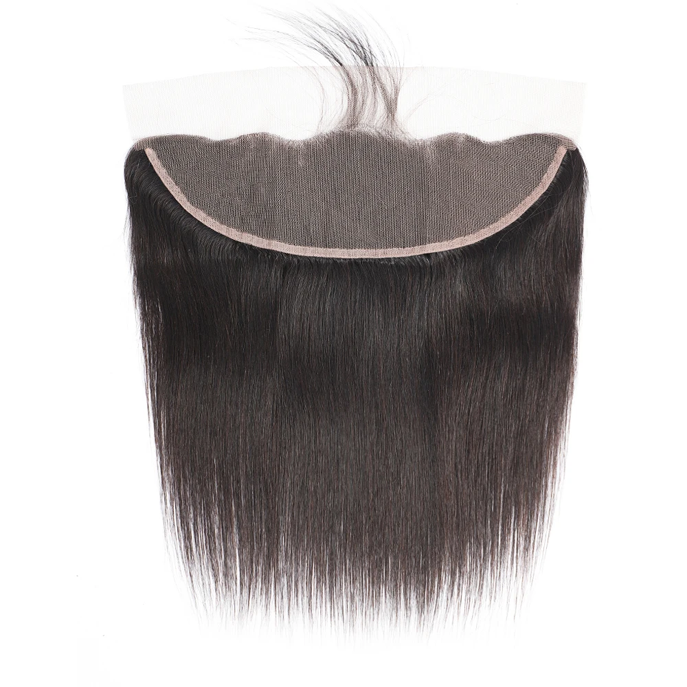 Malaio pré-arrancado fechamento frontal transparente do laço 16-24 Polegada instock em linha reta remy hd suíço do cabelo humano do laço frontal